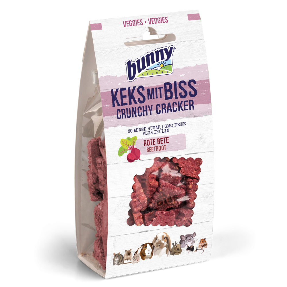 Bunny Nature Cruncy Crackers - med rødbede til kaniner og gnavere