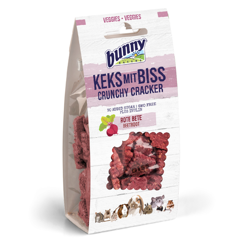 Bunny Nature Cruncy Crackers - med rødbede til kaniner og gnavere