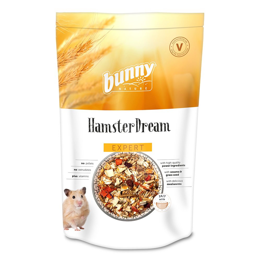 Bunny Nature HamsterDream EXPERT (500 g) - foder til hamster