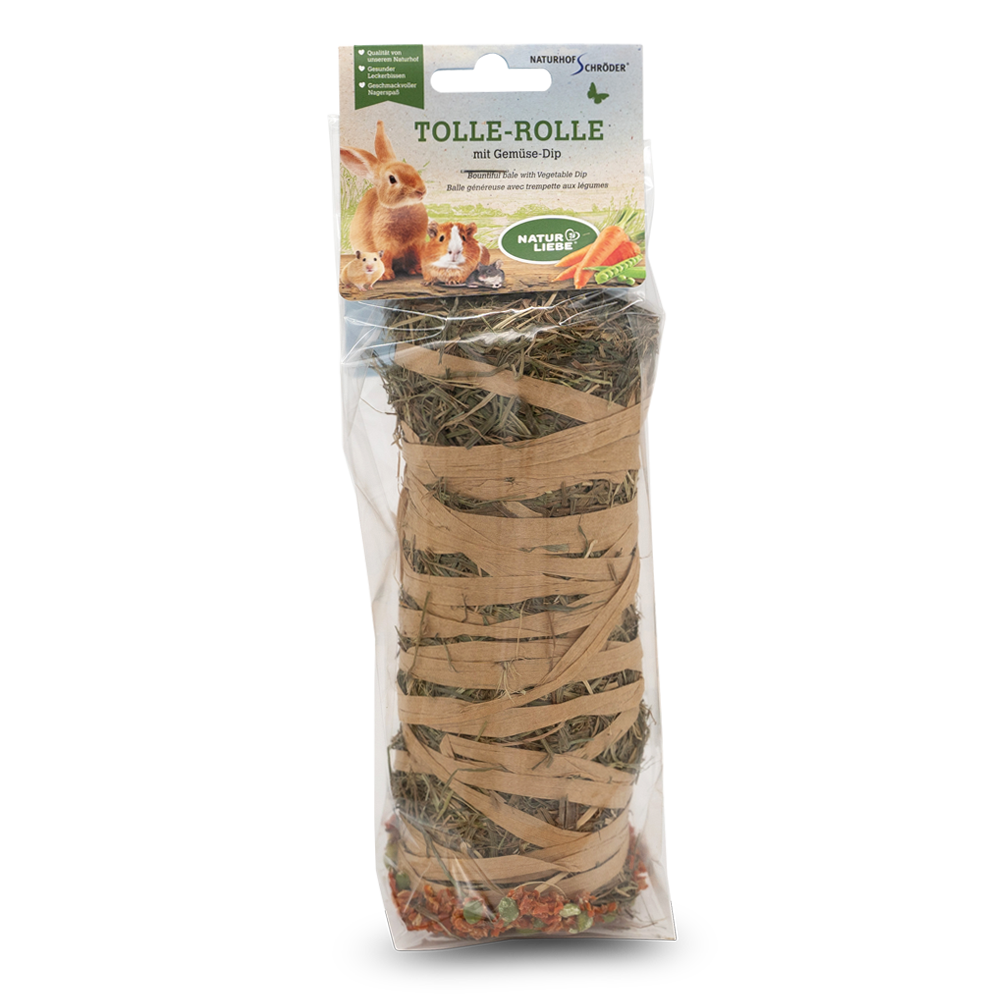 Naturhof Snack-Rulle med grøntsagsmix til kaniner og gnavere