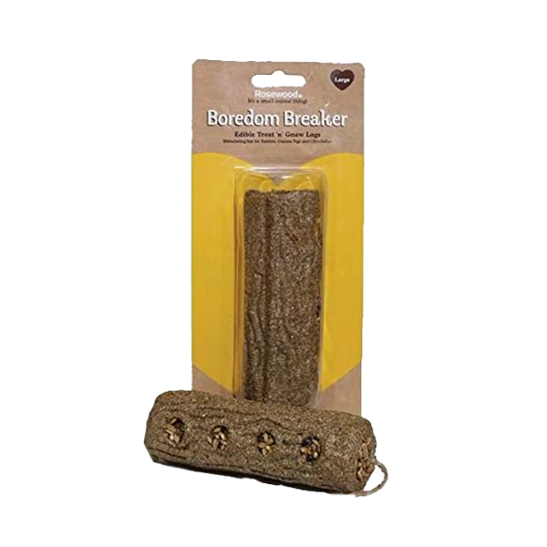 Rosewood Treat 'n' Gnaw Log - Large (1 stk.) til kaniner og gnavere