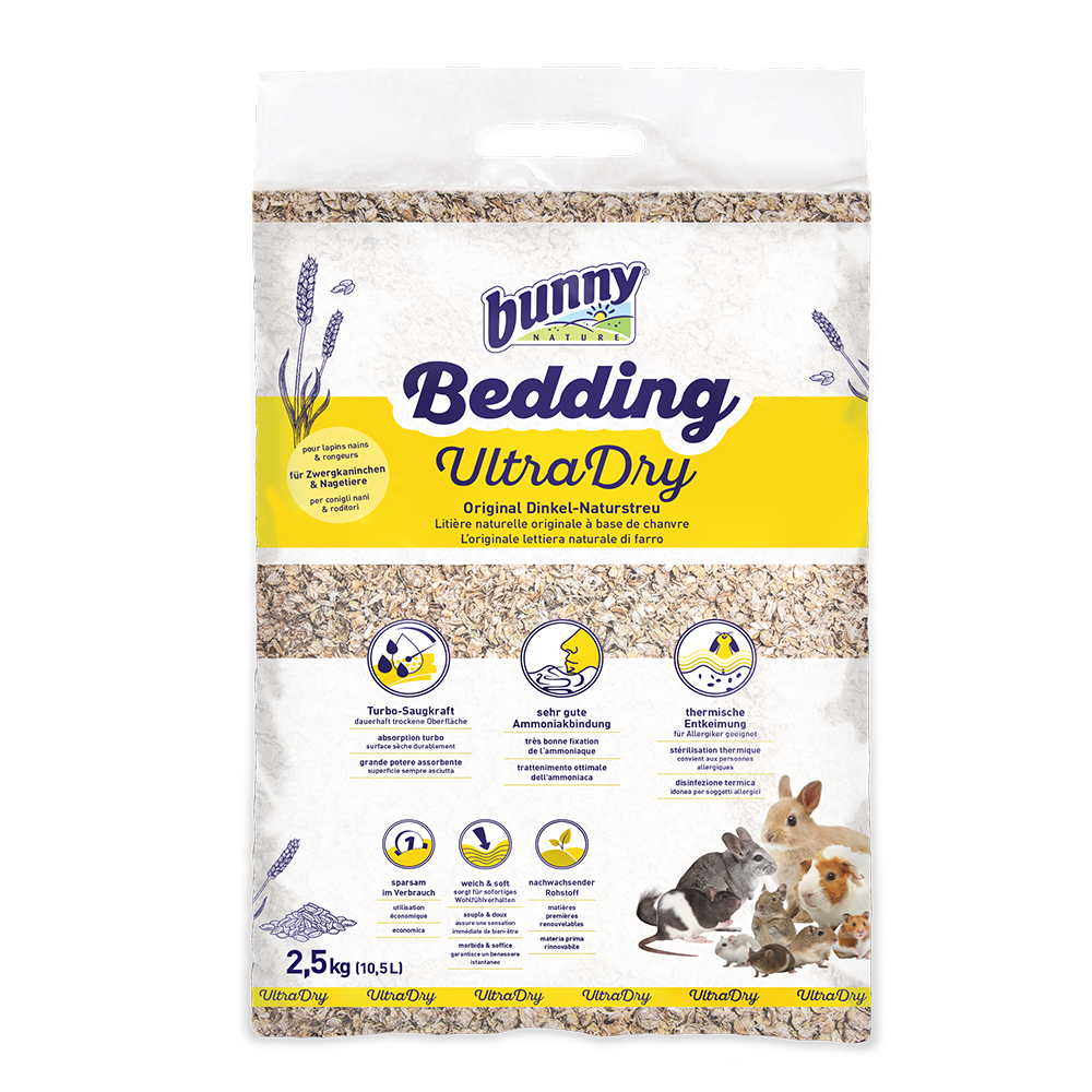 Bunny Nature Bedding UltraDry (2,5 kg) - Bundstrøelse