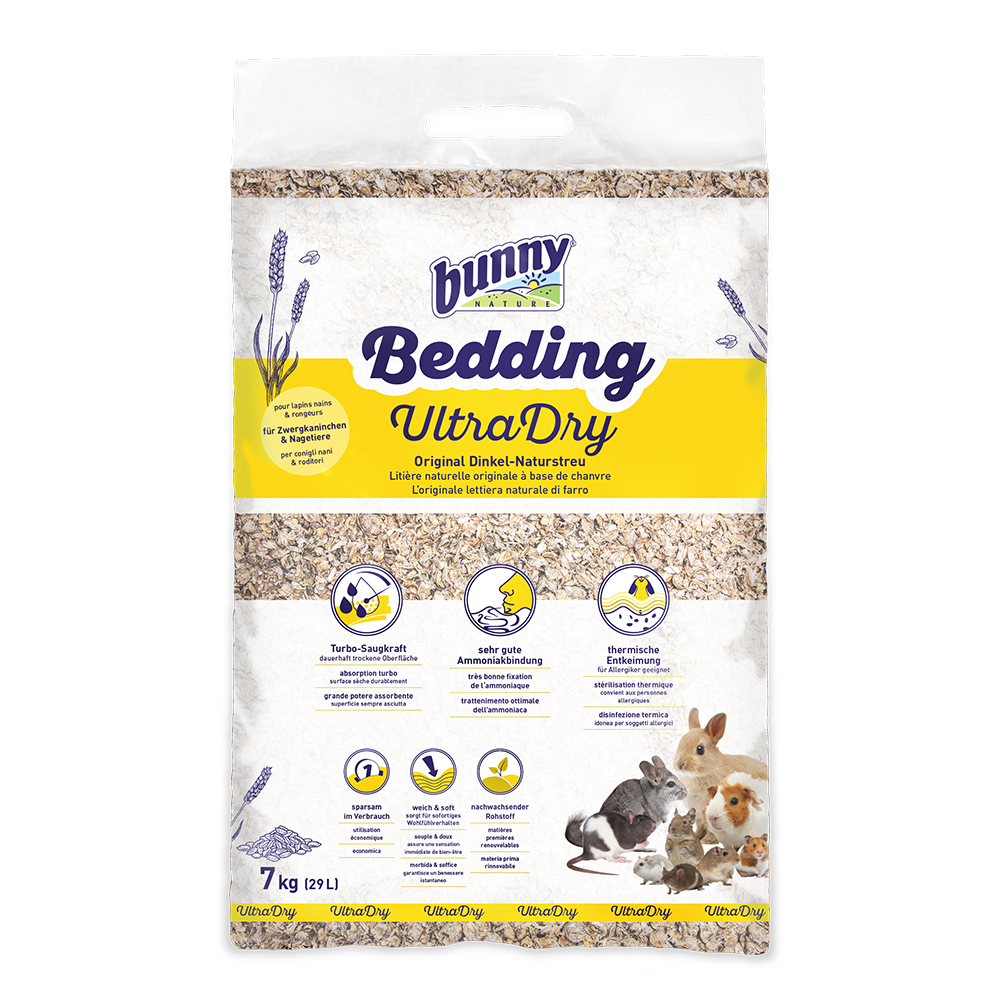 Bunny Nature Bedding UltraDry (7 kg) til kaniner og gnavere