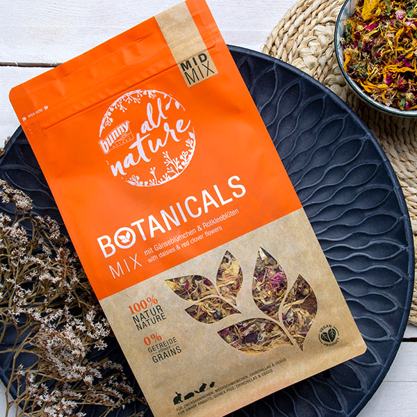 Botanicals Mid Mix fra Bunny Nature til kaniner og gnavere