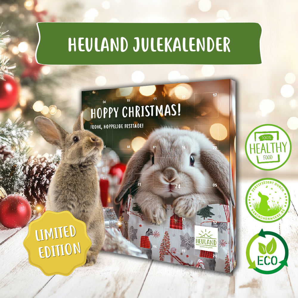 Heuland Hoppy Christmas 2025 - julekalender til kaniner