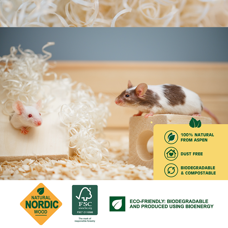 Millamore Nesting Material (50g) - Blødt redemateriale til små gnavere