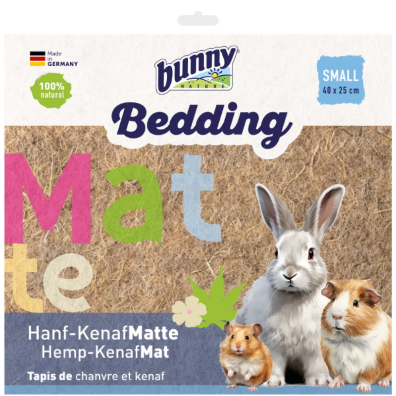 Bunny Nature bedding måtte Small - hamp og kenaf