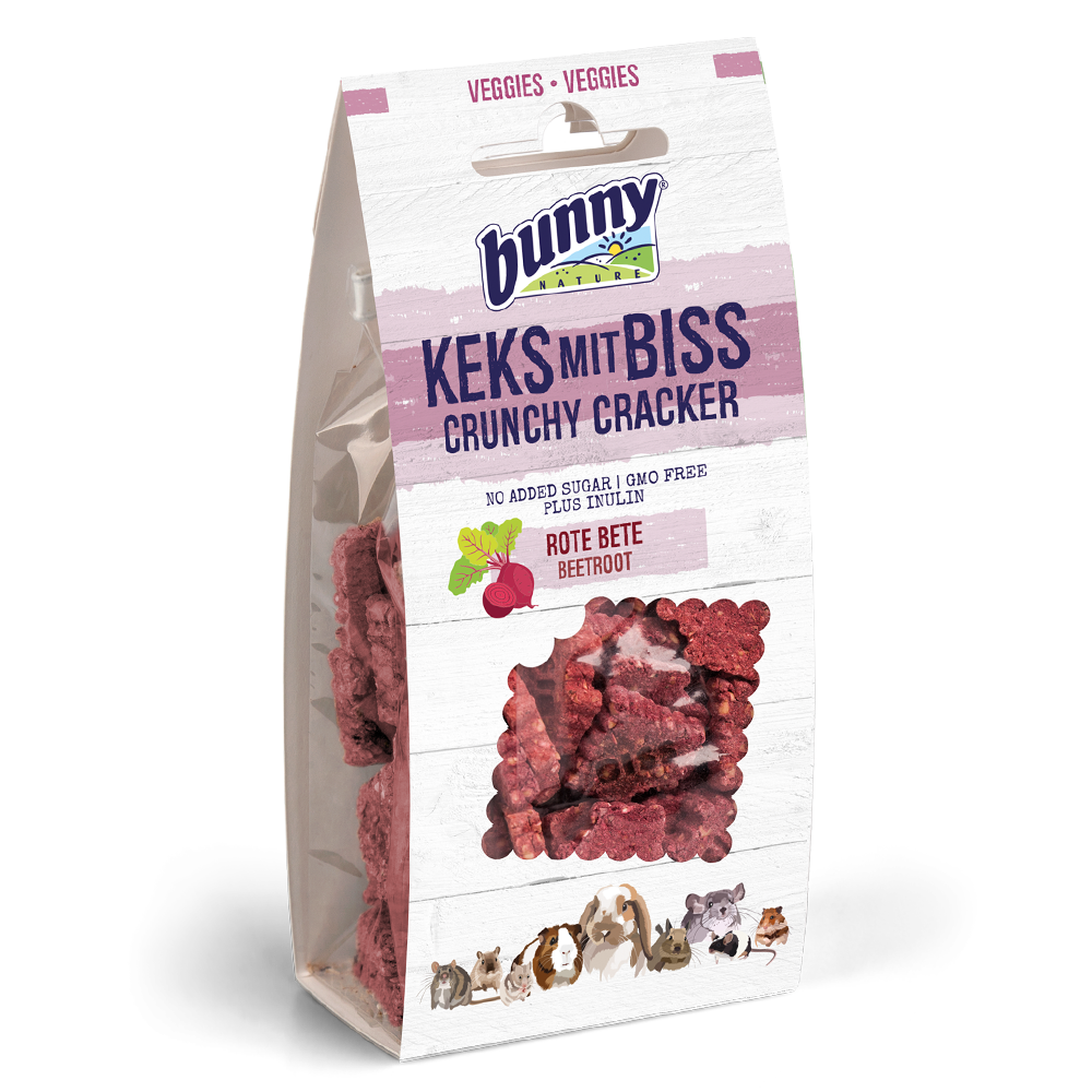 Bunny Nature Cruncy Crackers - med rødbede  til kaniner og gnavere