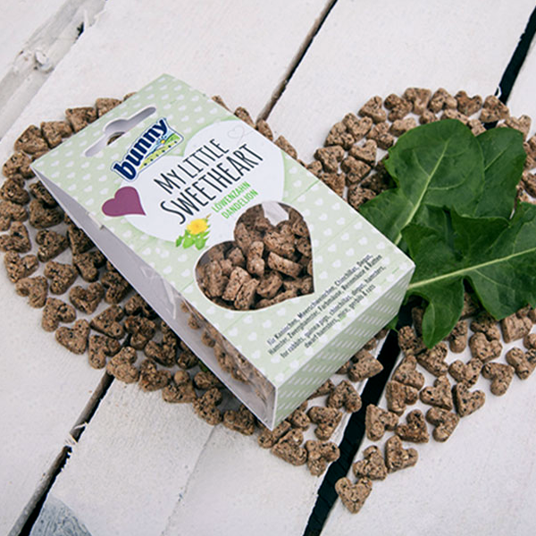 Bunny Nature - Søde hjerte-snacks til din kanin, marsvin eller gnaver