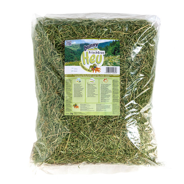 Bunny Nature FreshGrass - Havelykke Hø (2kg) til kaniner og gnavere