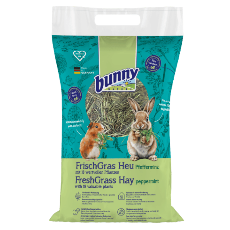 Bunny Nature FreshGrass Hø - med pebermynte (500g)