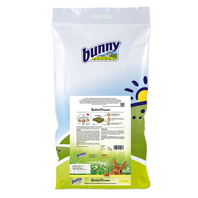 Bunny Nature RabbitDream BASIC (4 kg) kaninfoder