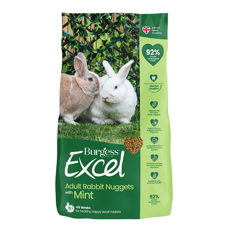 Burgess Excel Adult Rabbit med mint 1.5kg