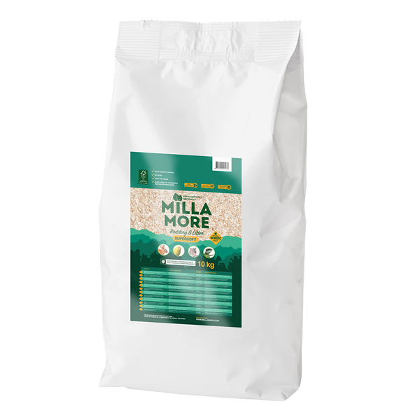 Millamore Supersoft Bedding (10 kg) - Naturlig blød strøelse til gnavere