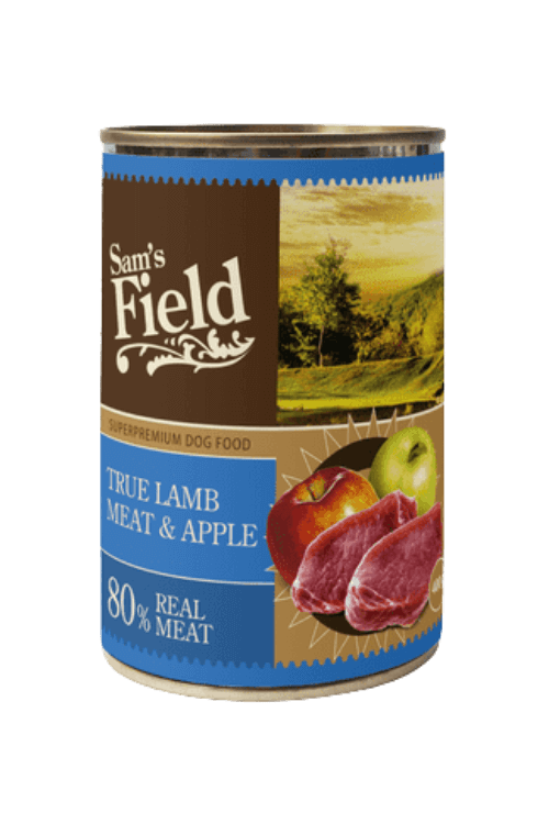 Sams Field True Lamb Meat & Apple 400g